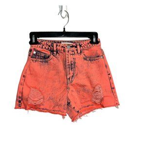 Habitual Kids Girls' High Waist Fringe Denim Short - Big Kid SIZE: 10